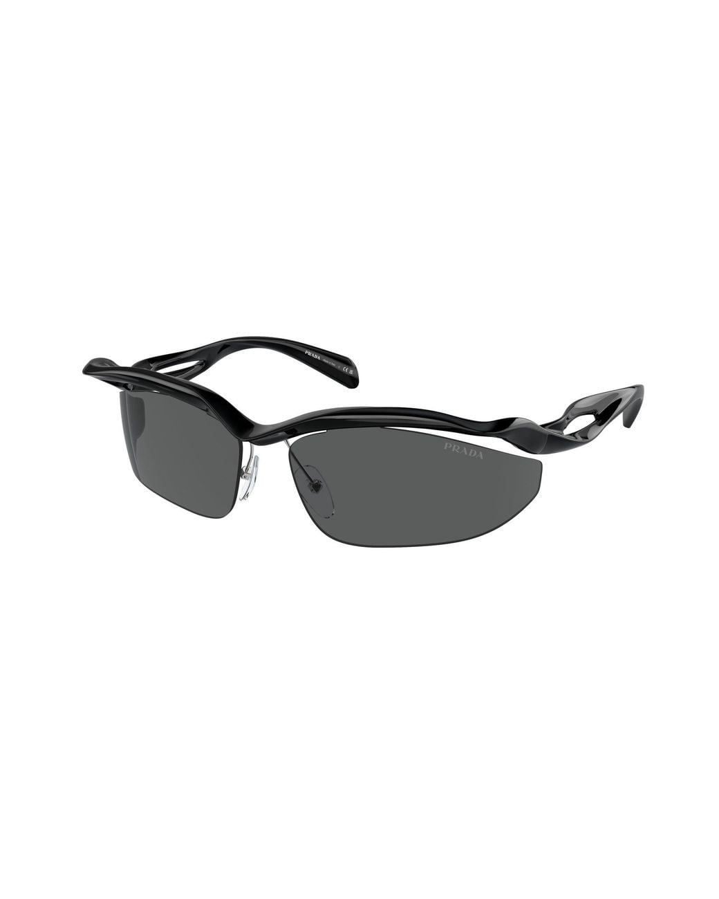 Prada Black Pr A25S 1Ab5S0 Sunglasses Injected Cat Eye Normal