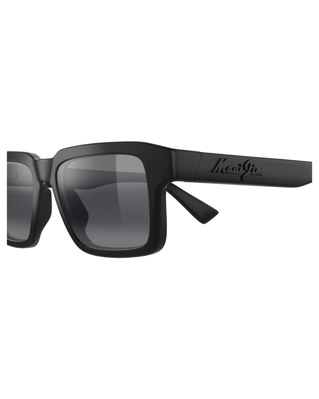 Maui Jim Black Mj0635S 001 Occhiali Da Sole Bio-Iniettato Grigio Squadrata