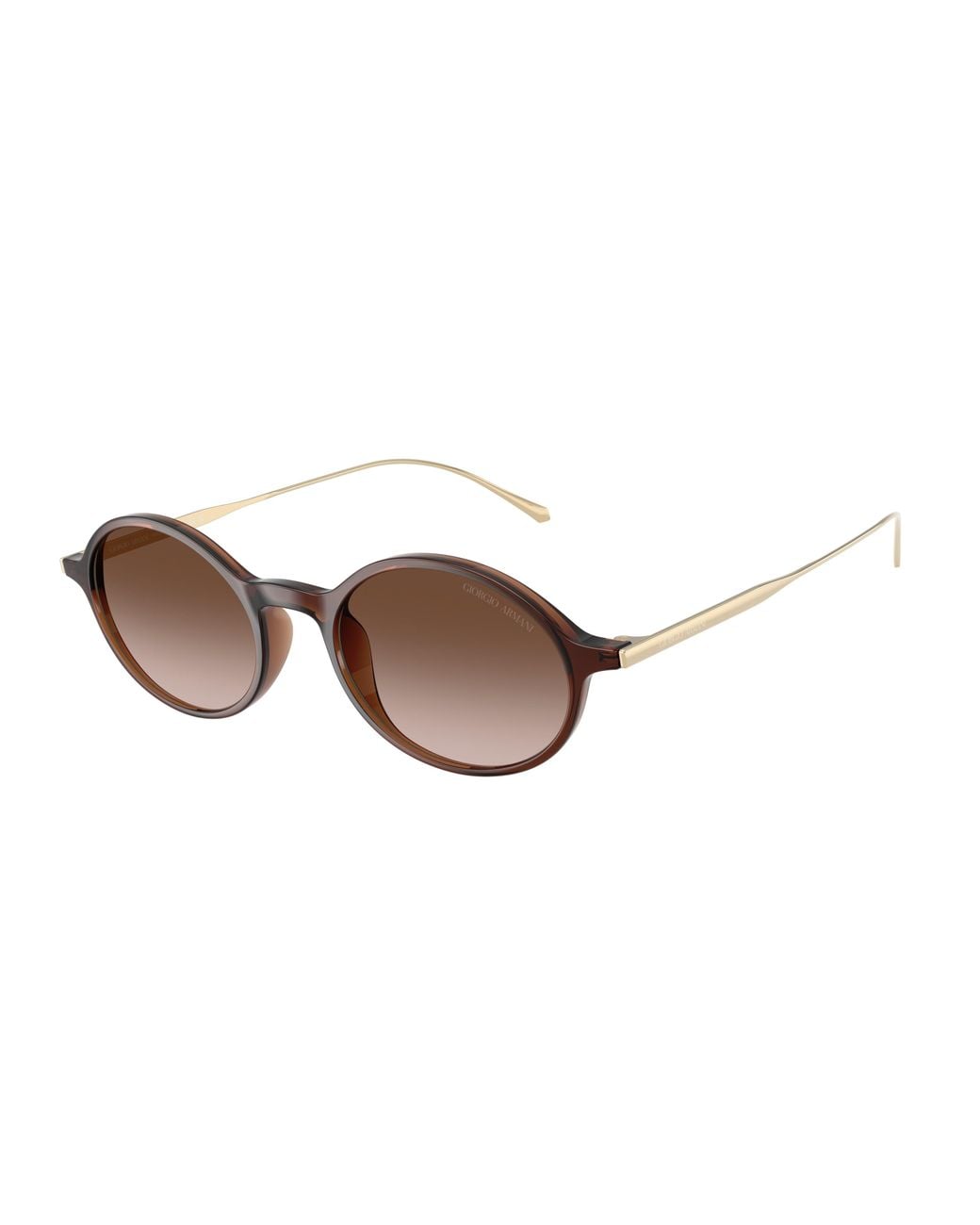 Giorgio Armani Black Ar8263U 648413 Sunglasses Injected Round Normal Nuanced for men