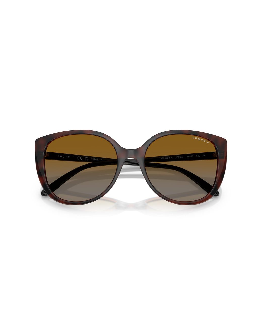 Vogue Eyewear Black Vo5623S 2386T5 Sunglasses Nylon Butterfly Polarized Shaded