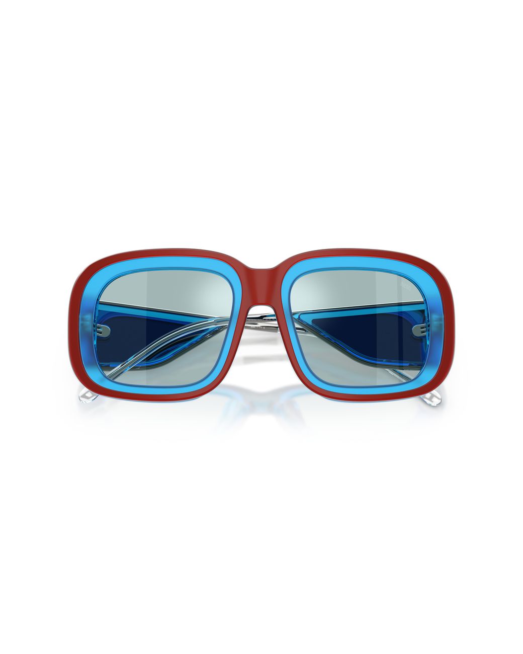 DIESEL Blue Dl2015U 20487C Sunglasses Acetate Light Squared Mirror