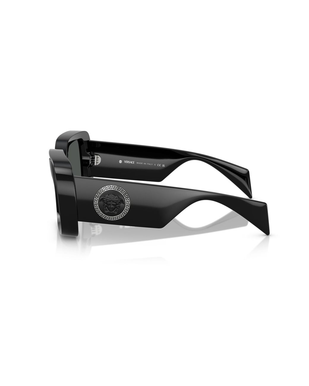 Versace Black Ve4473U Gb1/87 Sunglasses Injected Squared Normal