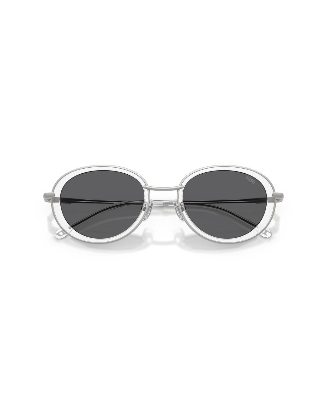 DIESEL Black Dl1018 100787 Sunglasses Metal Round Normal