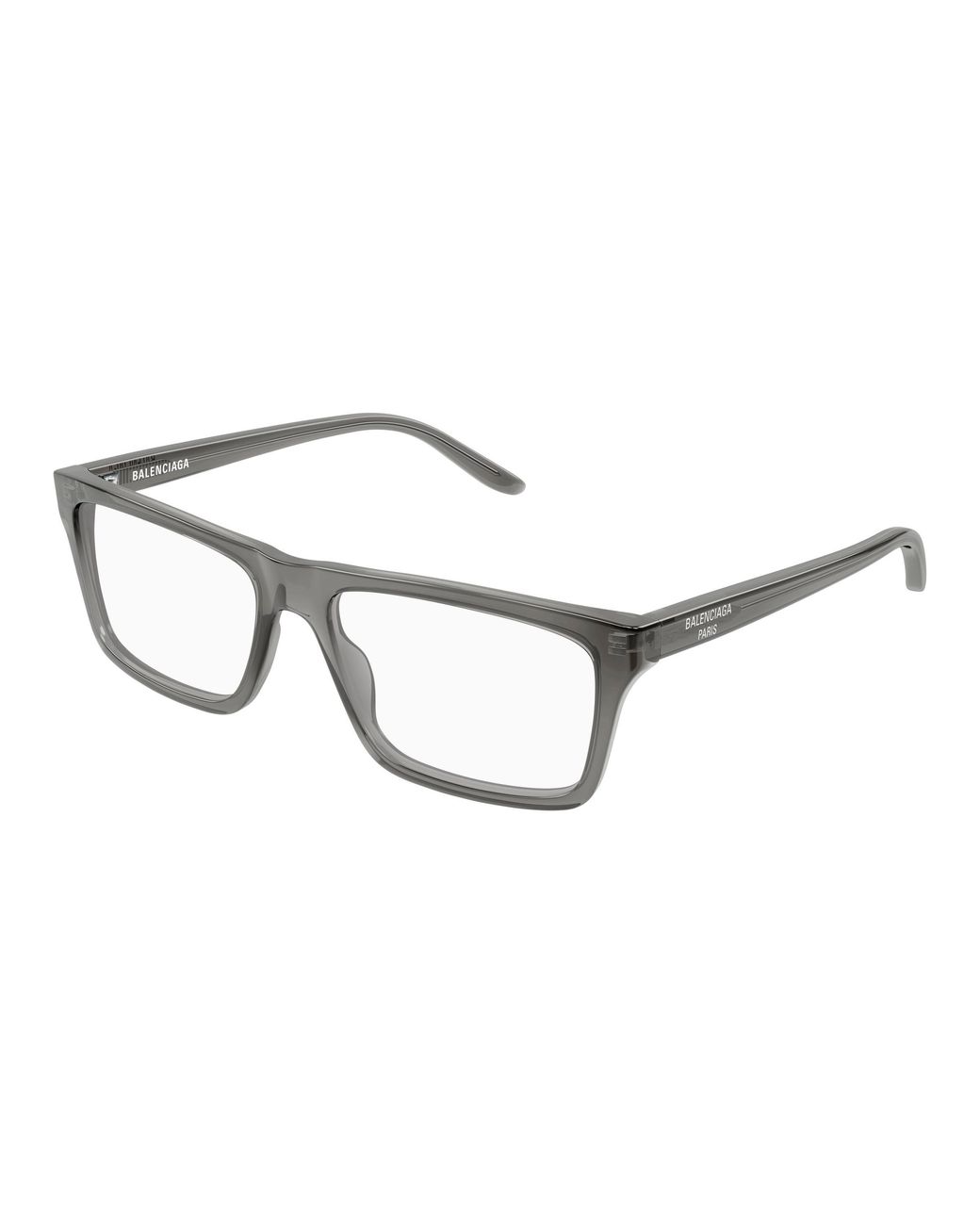 Balenciaga Black Bb0499O 004 Optical Frames Acetate Transparent Squared for men