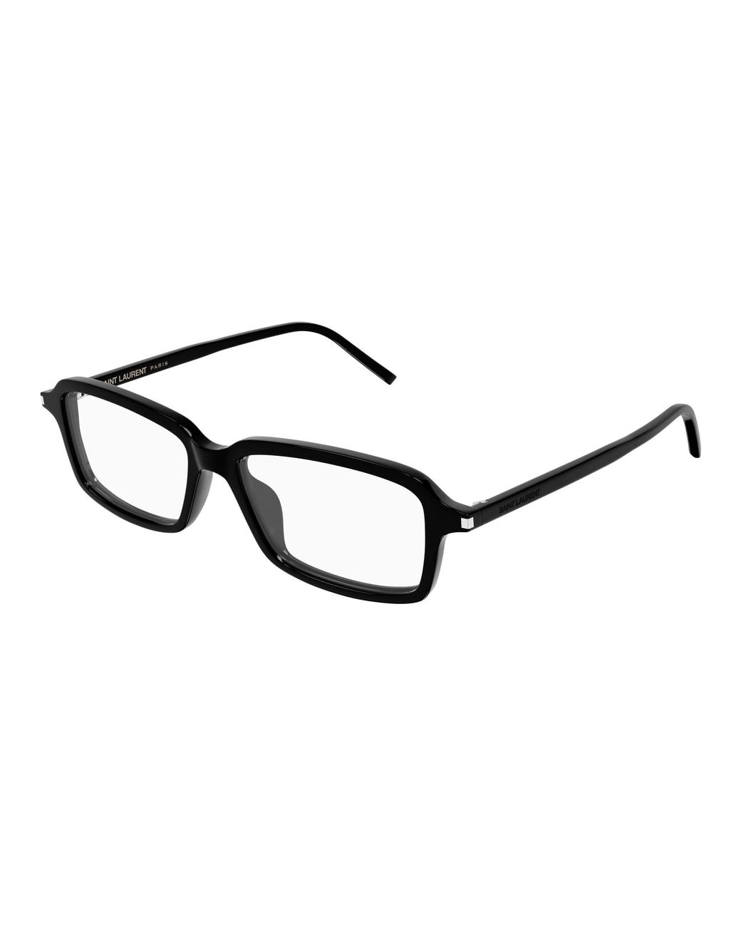Saint Laurent Black Sl 938 Opt 001 Optical Frames Acetate Transparent Squared for men