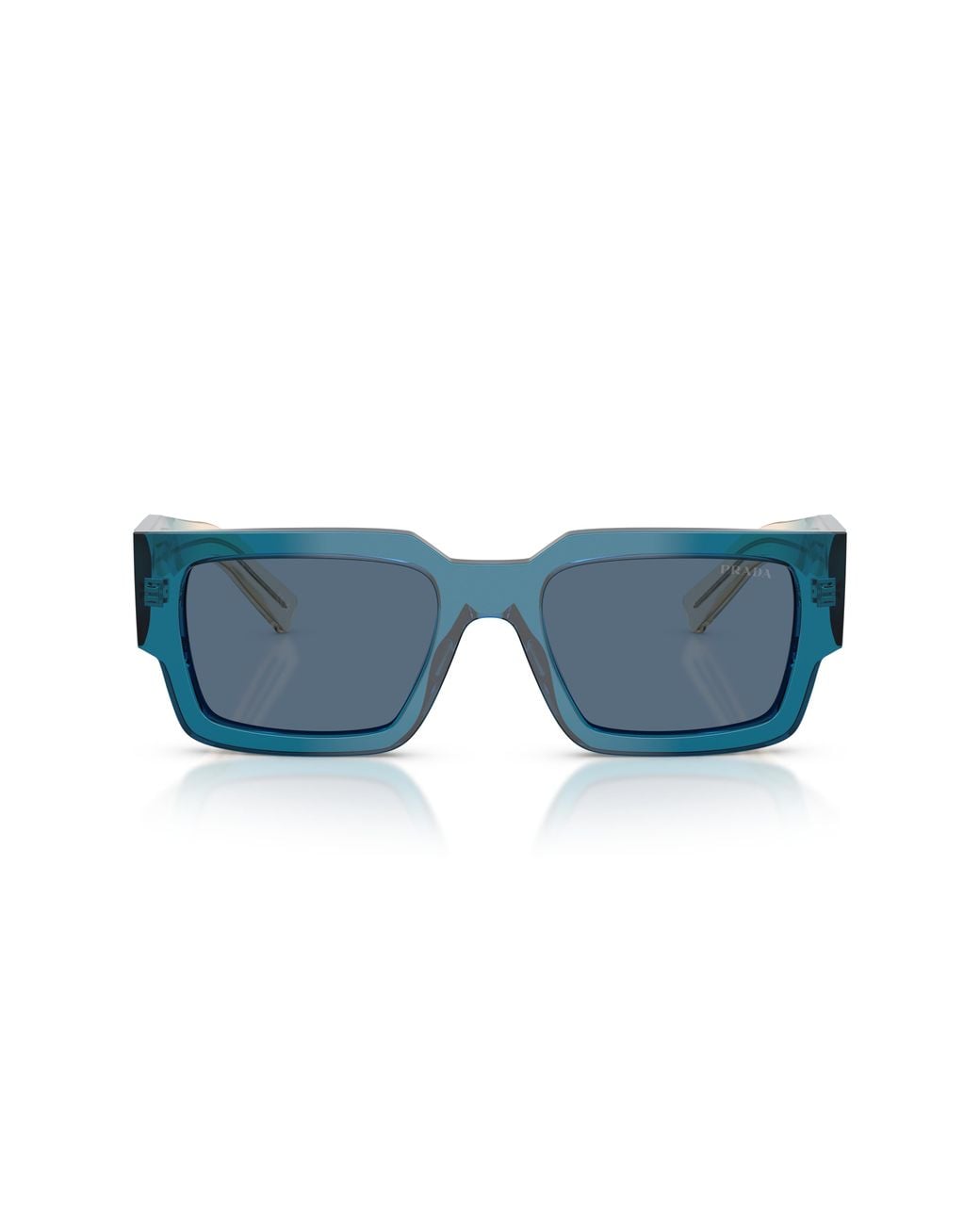 Prada Black Pr B17S 24F80S Sunglasses Acetate Squared Normal for men