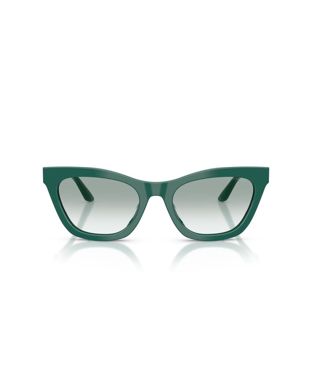 Emporio Armani Green Ea4259U 63248E Sunglasses Acetate Cat Eye Normal Shaded