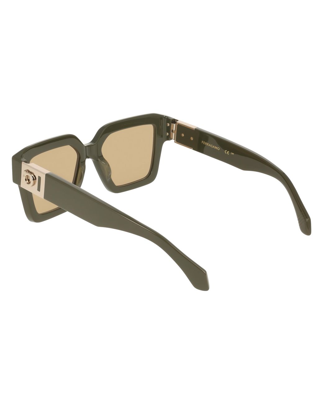 Ferragamo Black Sf2084S 320 Sunglasses Acetate Squared Normal