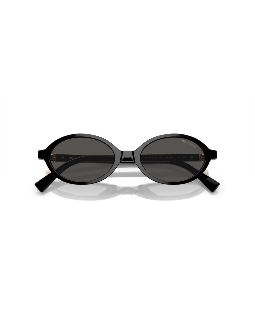Miu Miu Black Mu 04Zs 1Ab5S0 Sunglasses Acetate Round Normal