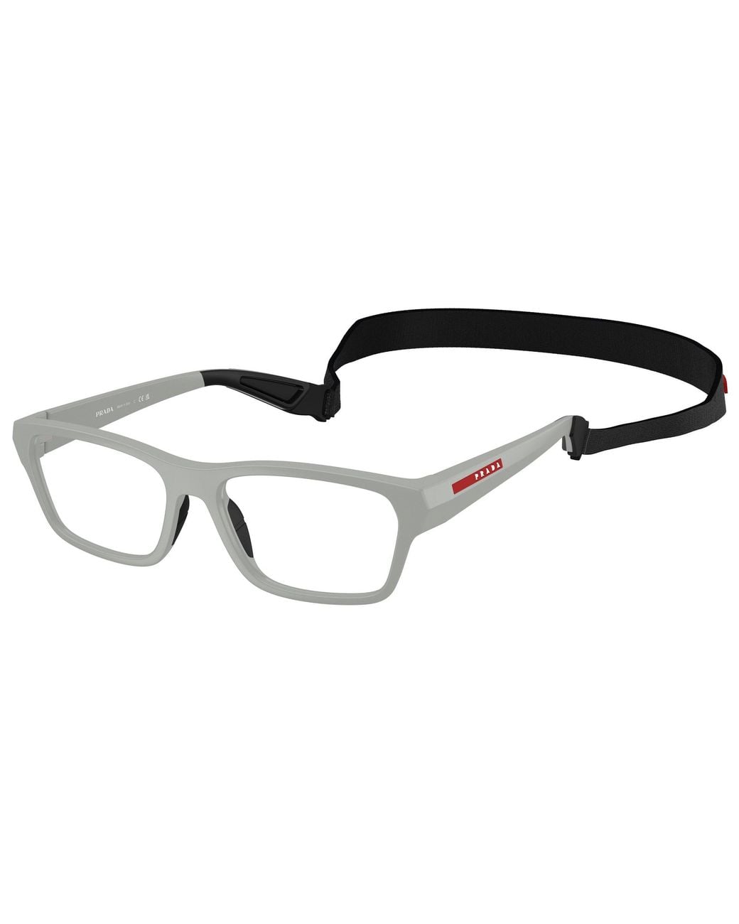Prada Linea Rossa Black Ps 03Rv 13Z1O1 Optical Frames Injected Pillow Normal for men