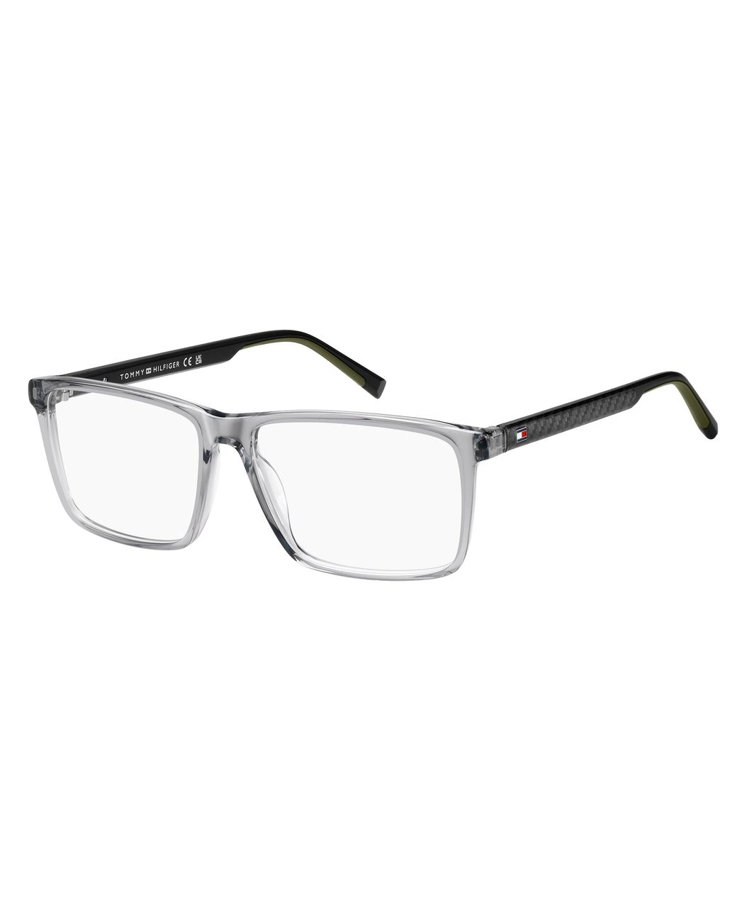 Tommy Hilfiger Black Th 2198 3U5 Optical Frames Acetate Squared Normal for men