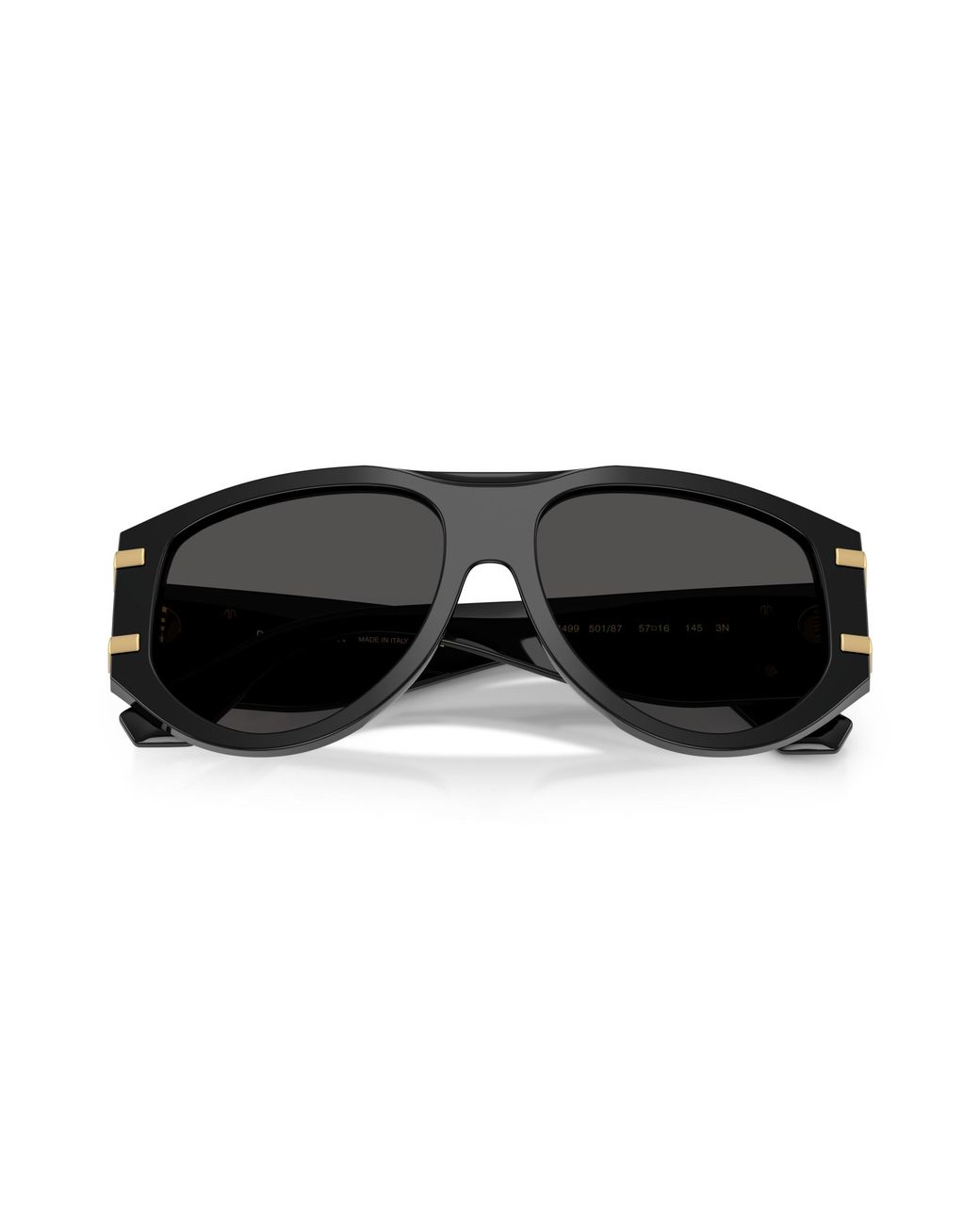Dolce & Gabbana Black Dg4499 501/87 Sunglasses Acetate Pilot Normal