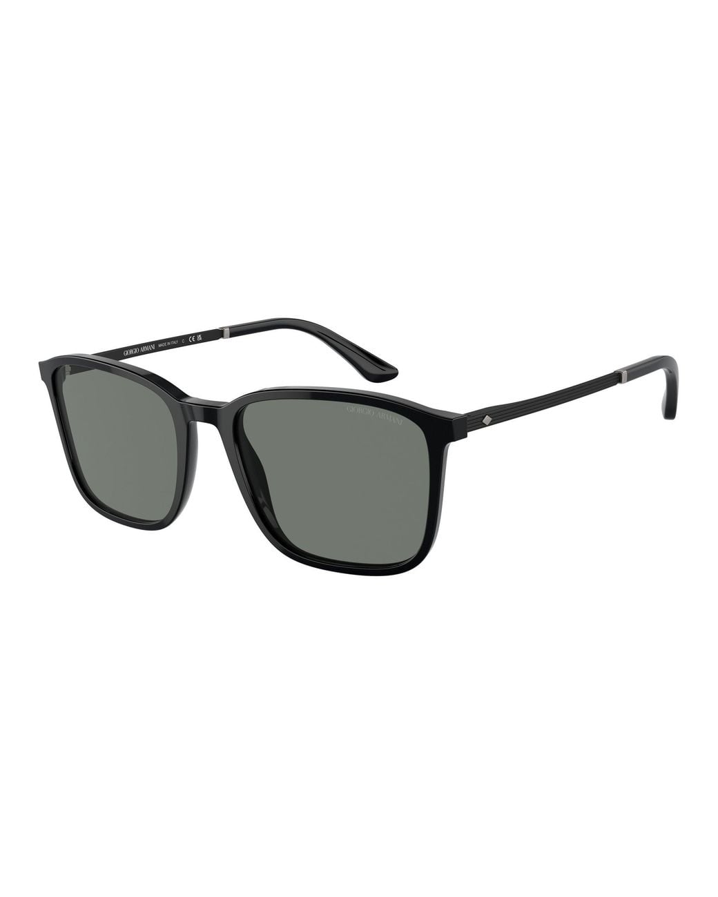 Giorgio Armani Black Ar8197 5001/1 Sunglasses Acetate Squared Normal for men