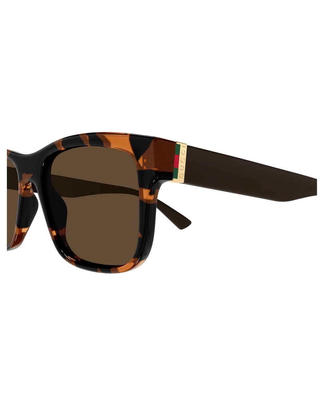 Gucci Black Gg2085S 003 Sunglasses Injected Squared for men