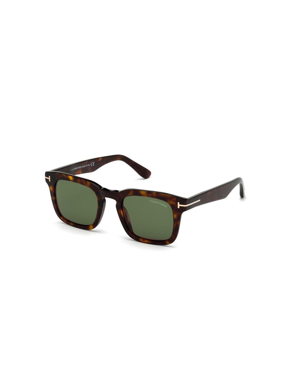 Tom Ford Green Ft0751 Dax 52N Sunglasses Acetate Squared Normal for men