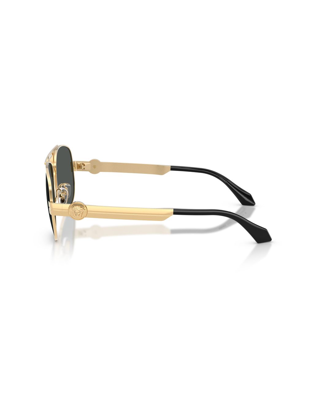 Versace Black Ve2302 152387 Sunglasses Metal Pilot Normal for men