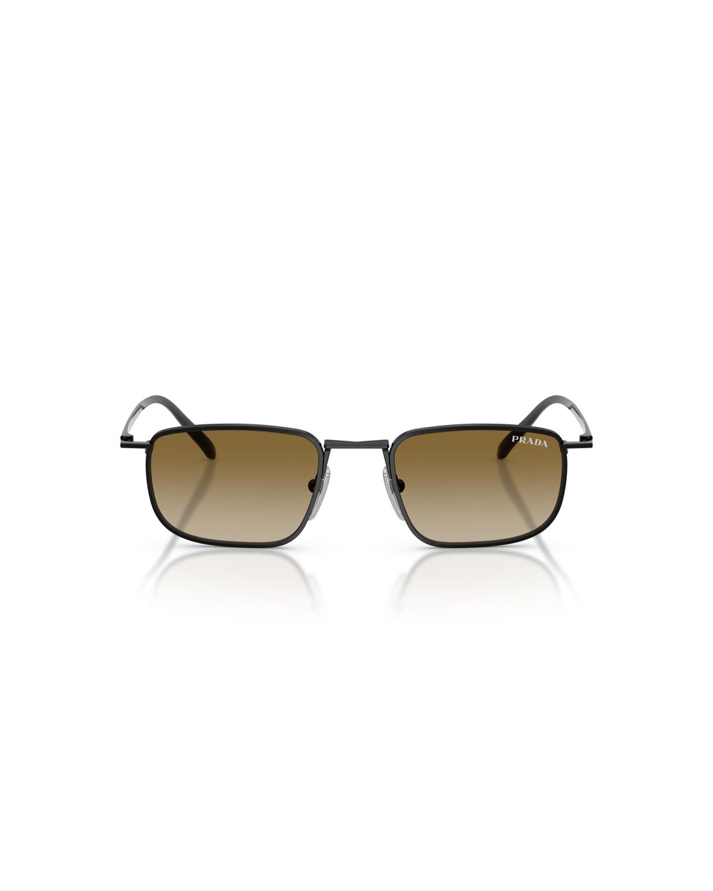 Prada Black Pr D52S 1Ab20U Sunglasses Metal Pillow Normal Nuanced for men