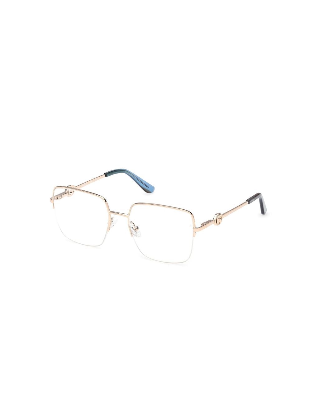 Guess Black Gu50347 032 Optical Frames Metal Squared Normal