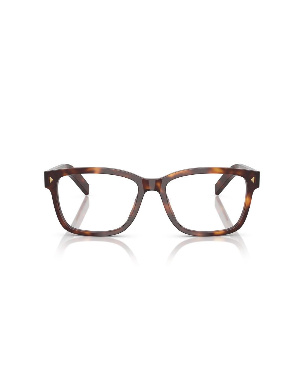 Prada Black Pr B10V 15W1O1 Optical Frames Acetate Squared Normal for men