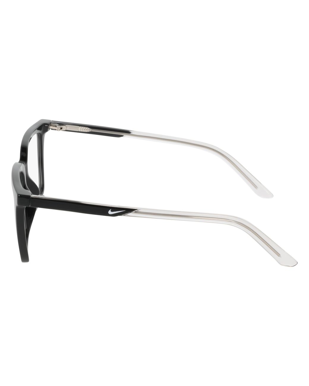Nike Black 7064 001 Optical Frames Squared Normal