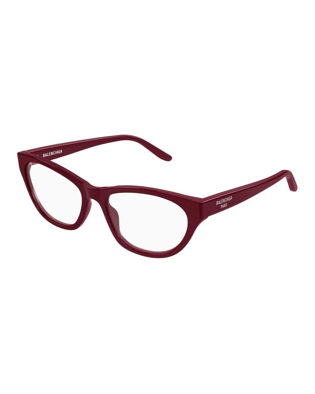 Balenciaga Black Bb0500O 006 Optical Frames Acetate Transparent Cat Eye