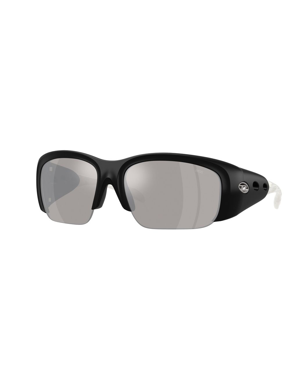 DIESEL Black Dl3016U 20026G Sunglasses Injected Pillow Mirror