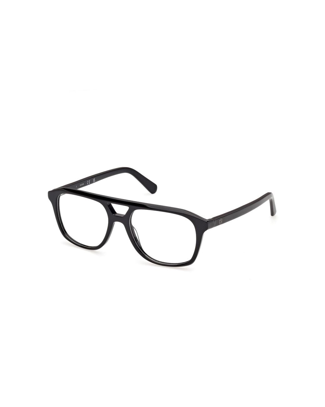 Guess Black Gu50447 1 Optical Frames Acetate Pilot Normal for men