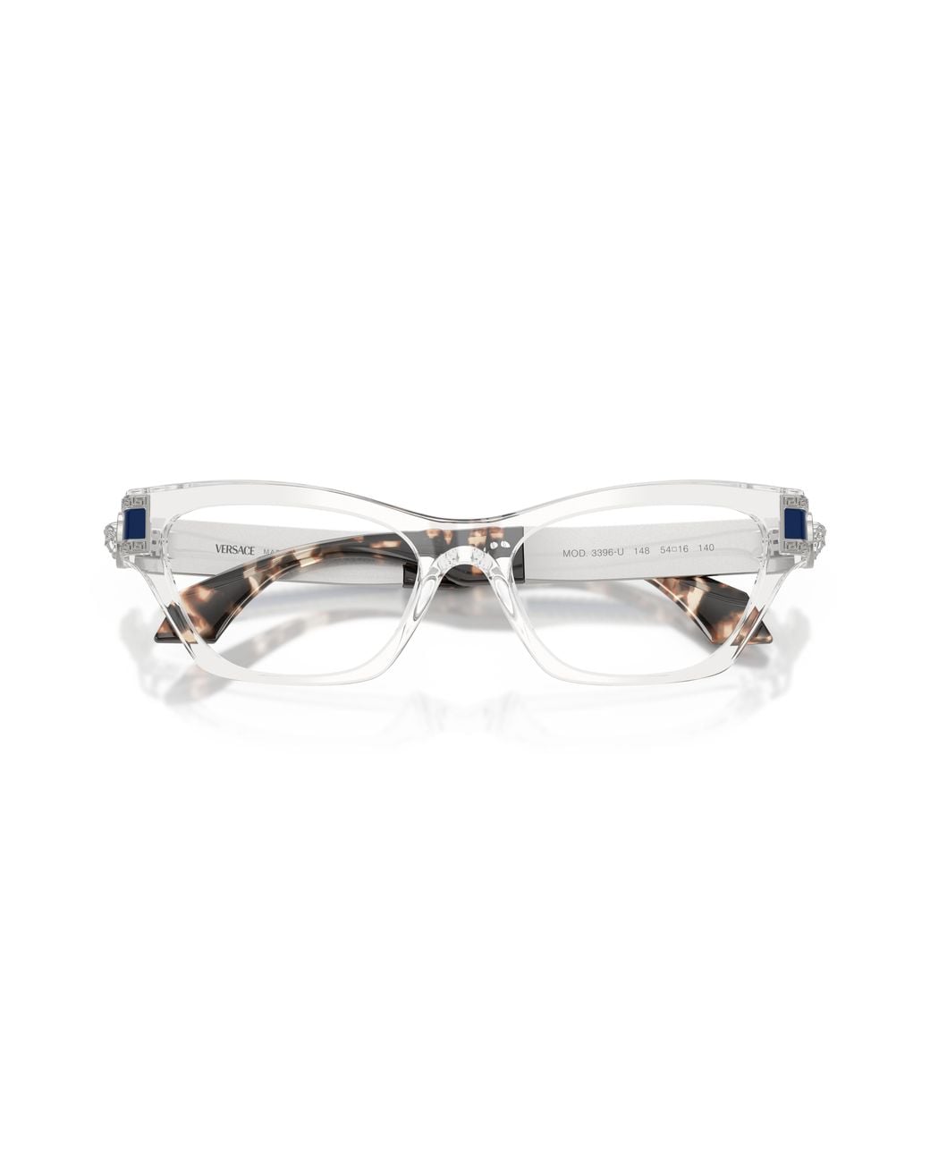 Versace Black Ve3396U 148 Optical Frames Acetate Cat Eye Normal