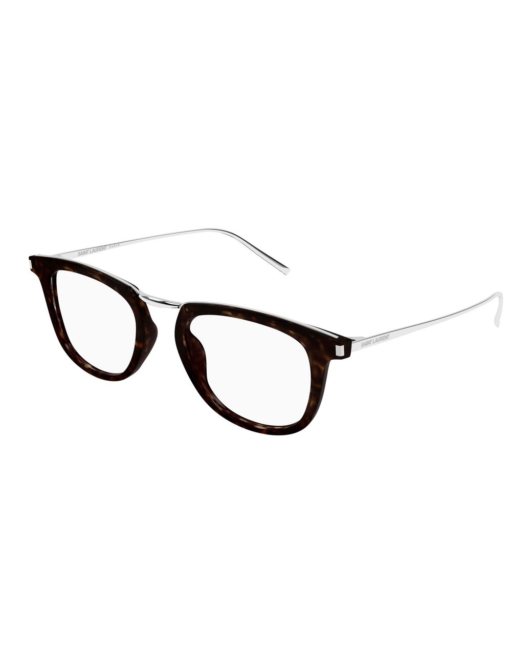 Saint Laurent Black Sl 753 Opt 002 Optical Frames Acetate Transparent Round