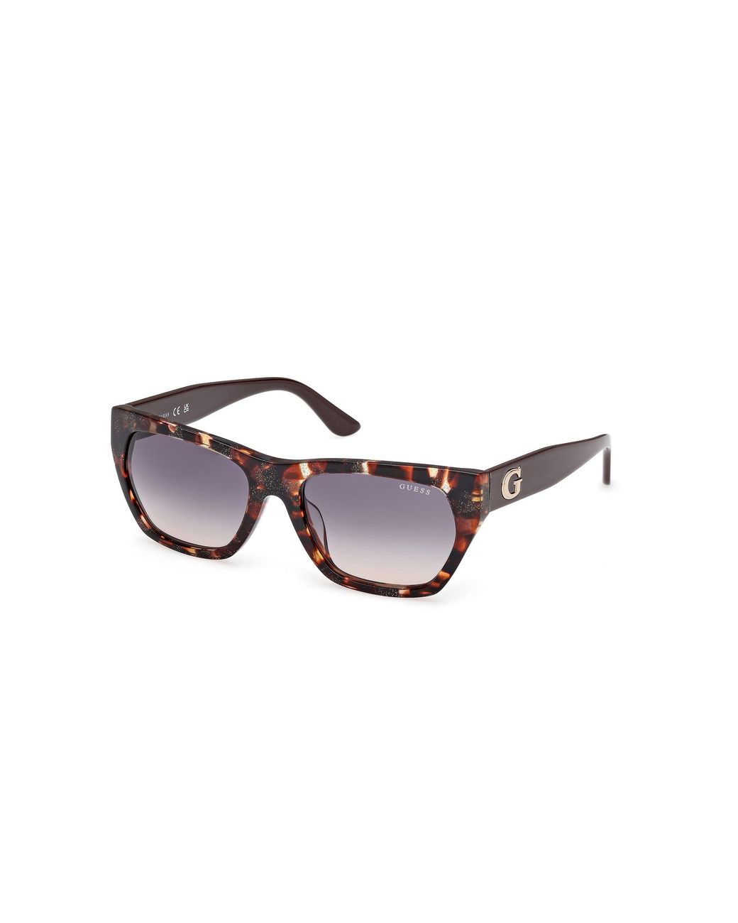 Guess Black Gu00203-H 52B Sunglasses Acetate Geometric Normal