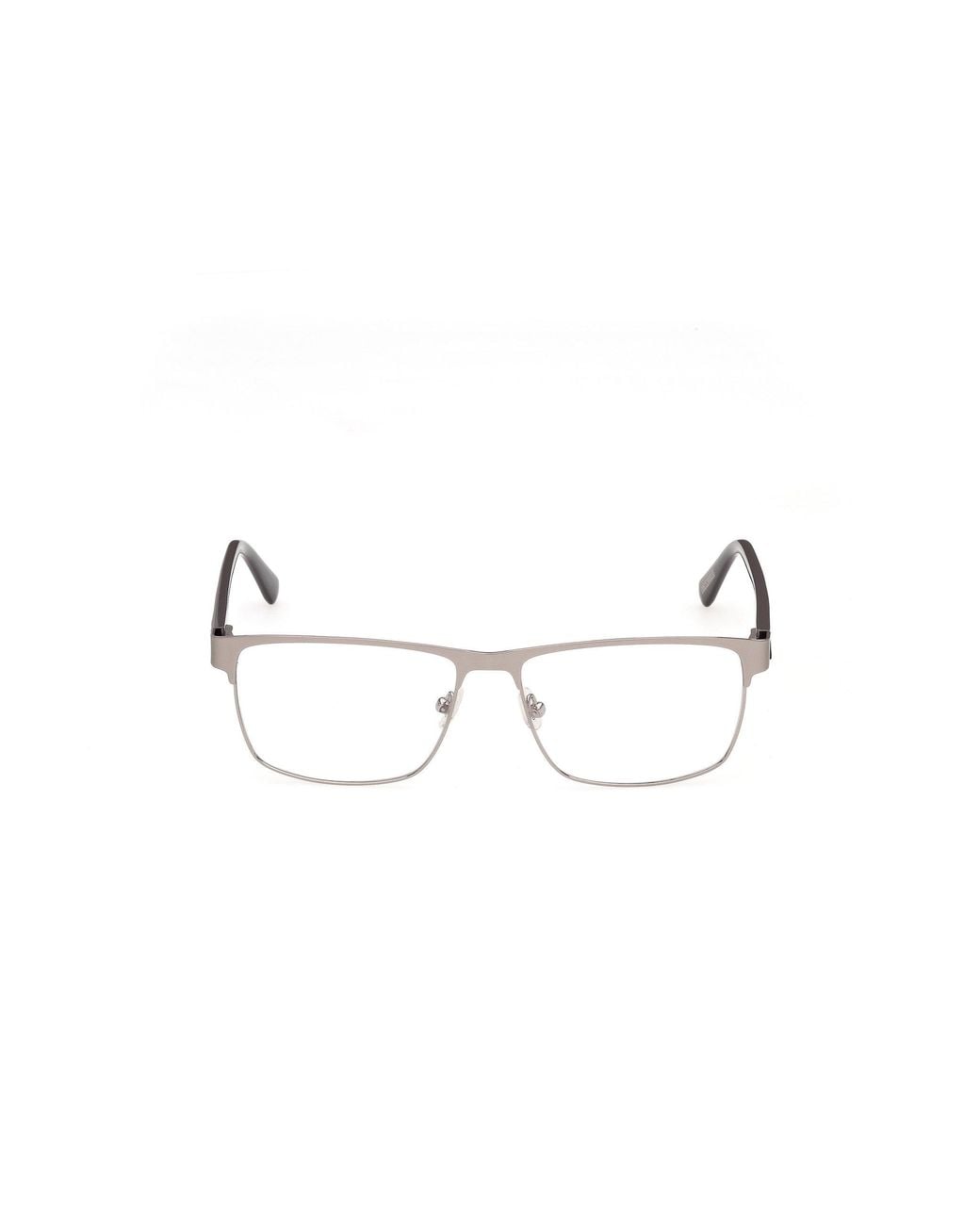 Guess Black Gu50450 11 Optical Frames Metal Squared Normal for men