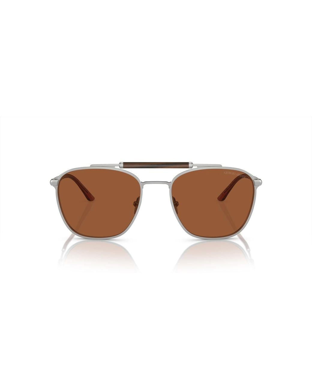 Giorgio Armani Black Ar6149 304573 Sunglasses Metal Squared Normal for men