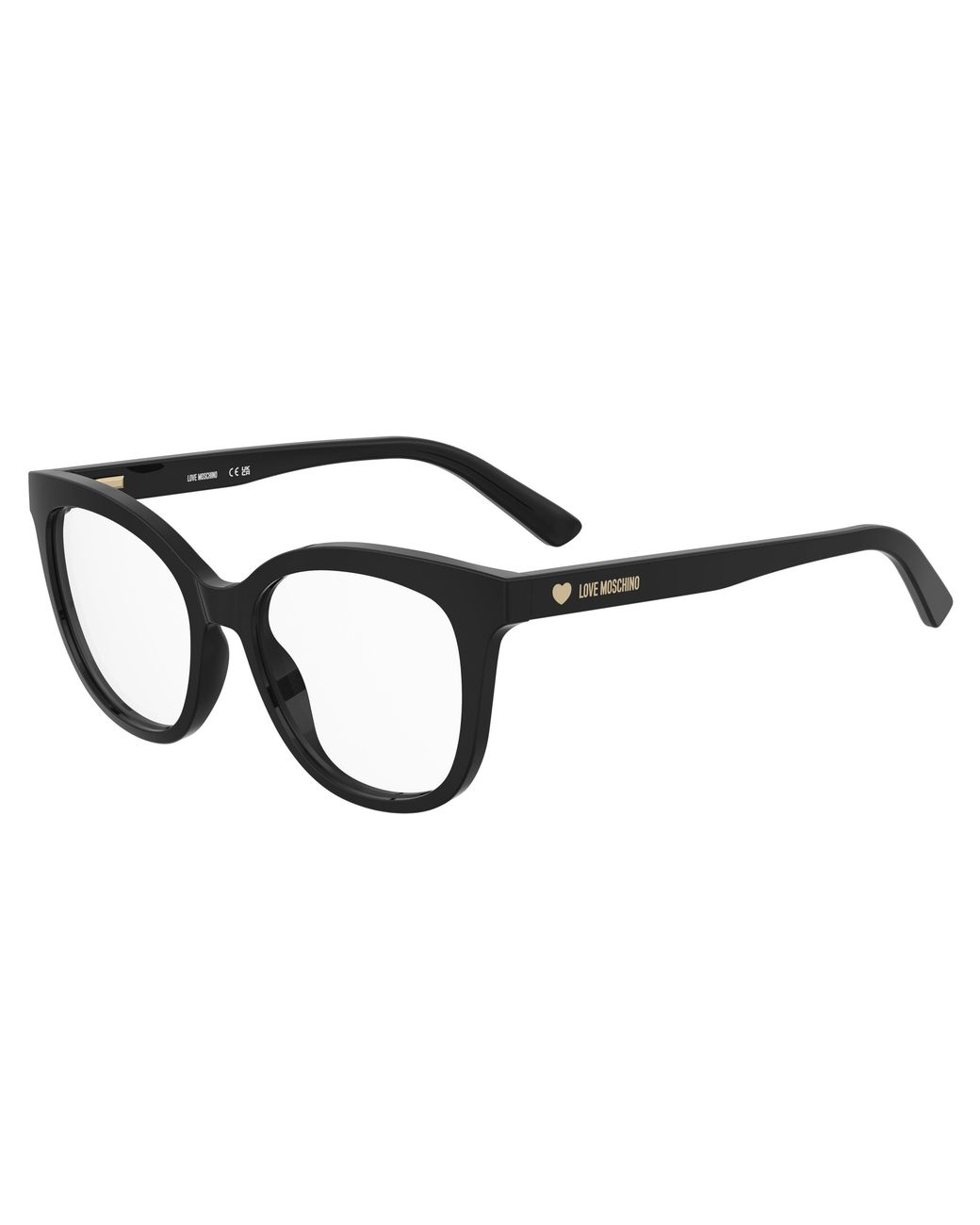 Moschino Black Mol654 807 Optical Frames Acetate Round Normal