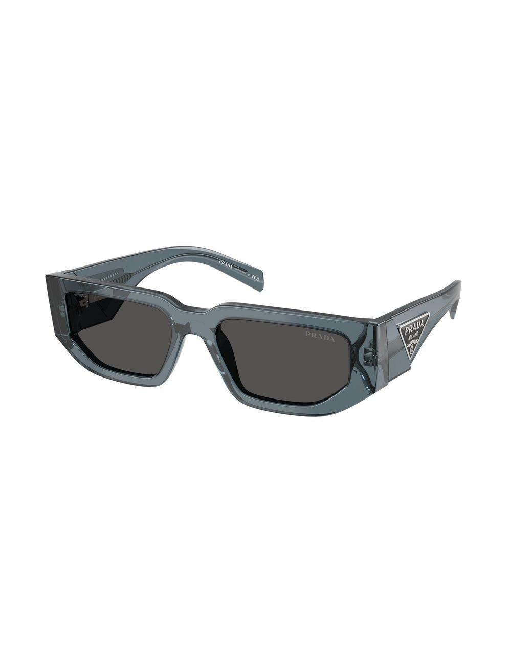 Prada Black Pr 09Zs 17T08Z Sunglasses Acetate Squared Normal for men