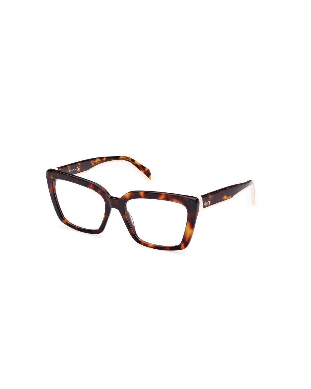 Emilio Pucci Black Ep5224 54 Optical Frames Acetate Squared Normal