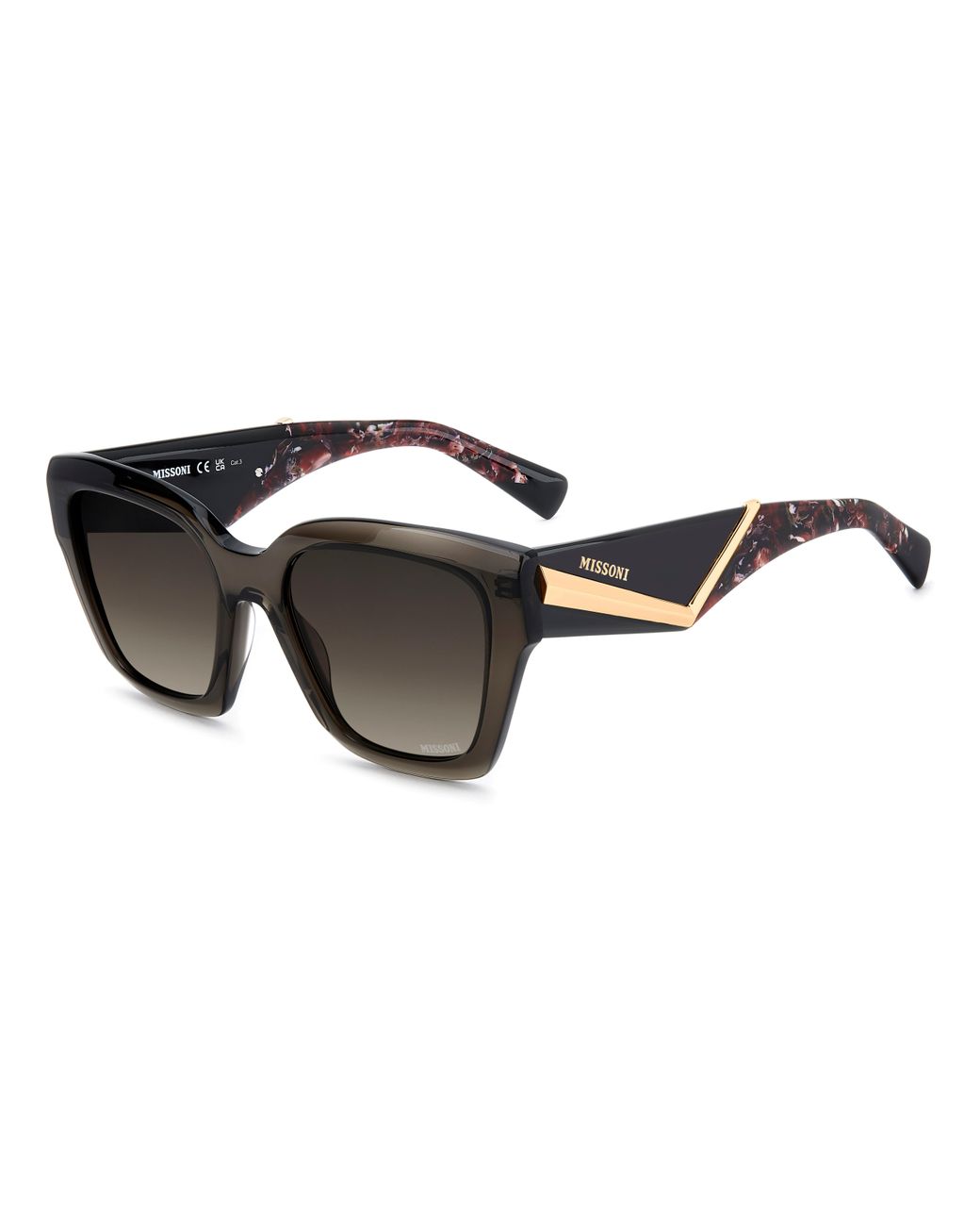 Missoni Black Mis 0267/S Kb7/Ha Sunglasses Acetate Squared Normal Nuanced