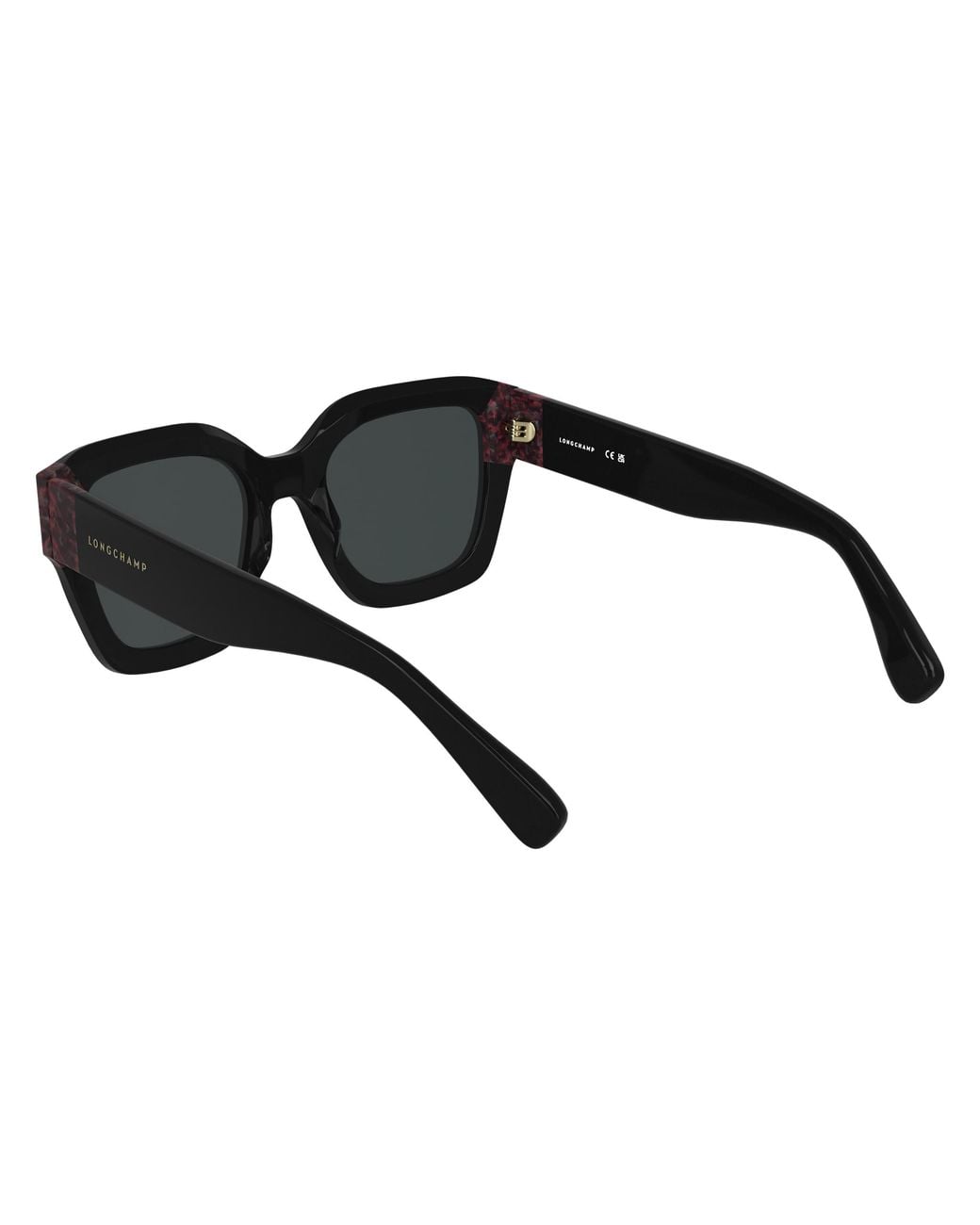Longchamp Black Lo771S 013 Sunglasses Acetate Squared Normal