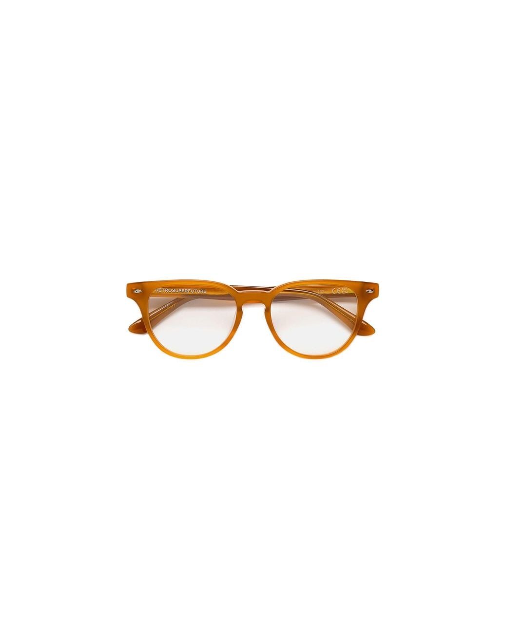 Retrosuperfuture Black 8Tr Numero 162 Miele Optical Frames Acetate Round