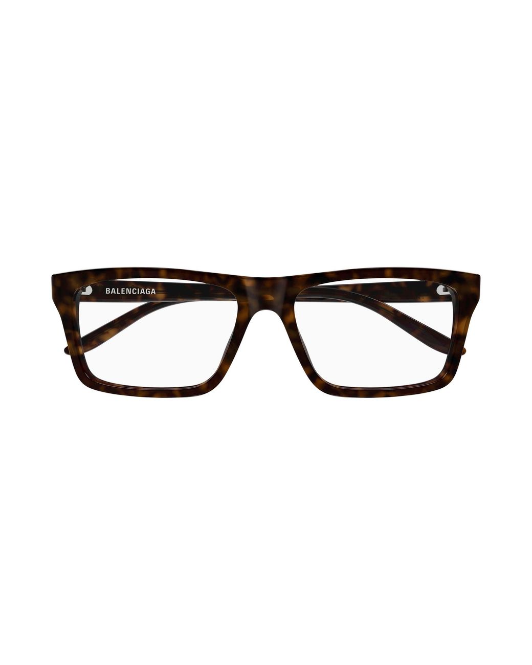 Balenciaga Black Bb0499O 002 Optical Frames Acetate Transparent Squared for men