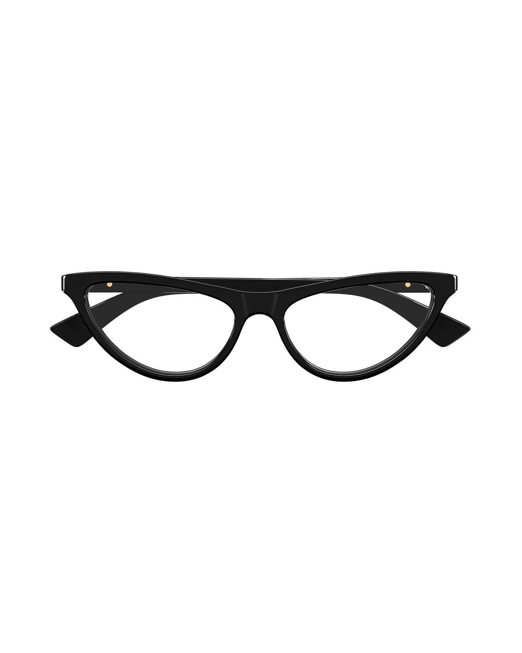 Bottega Veneta Black Bv1416O 002 Optical Frames Acetate Transparent Cat Eye