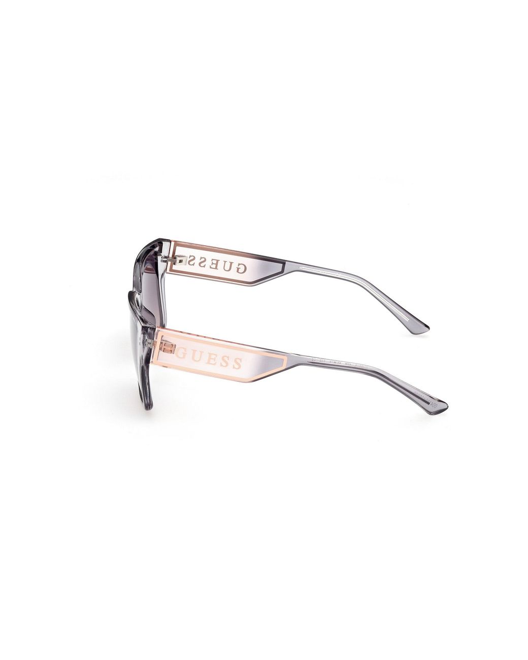 Guess Black Gu7818 20B Sunglasses Injected Smoke Squared Normal Shaded