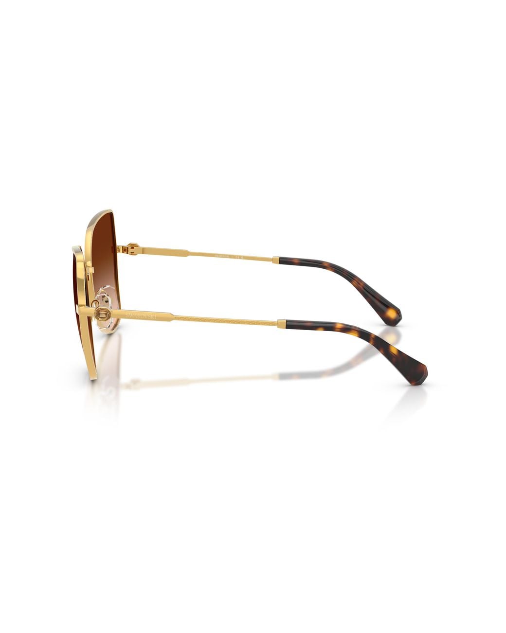 Swarovski Black Sk7037 400774 Sunglasses Metal Butterfly Normal Nuanced