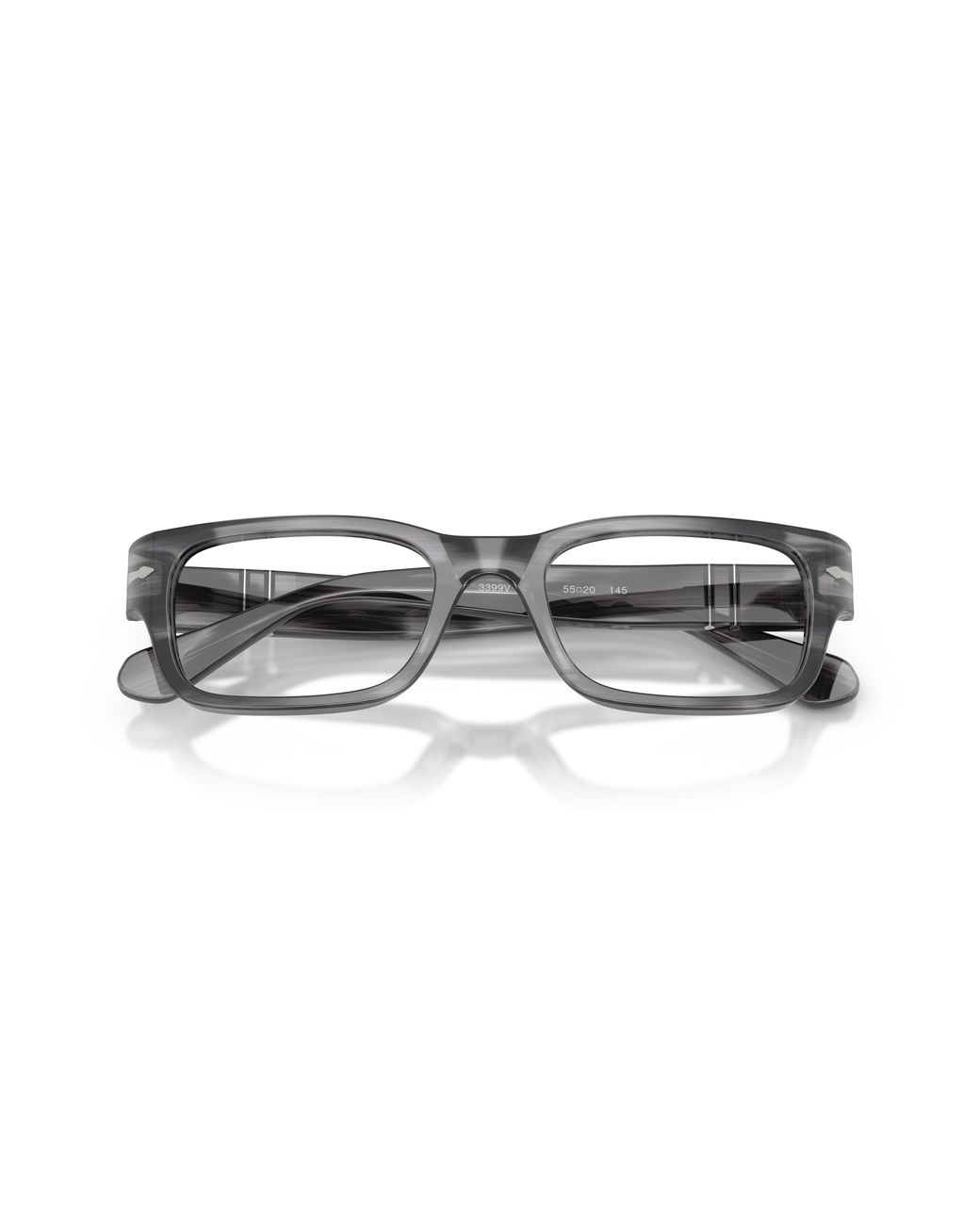 Persol Black Po3399V 1192 Optical Frames Acetate Transparent Squared Normal