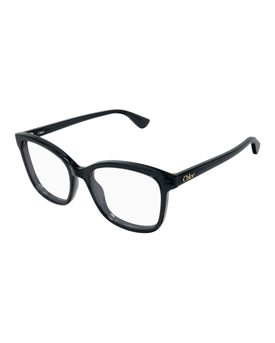 Chloé Black Ch0393O 001 Optical Frames Acetate Transparent Cat Eye