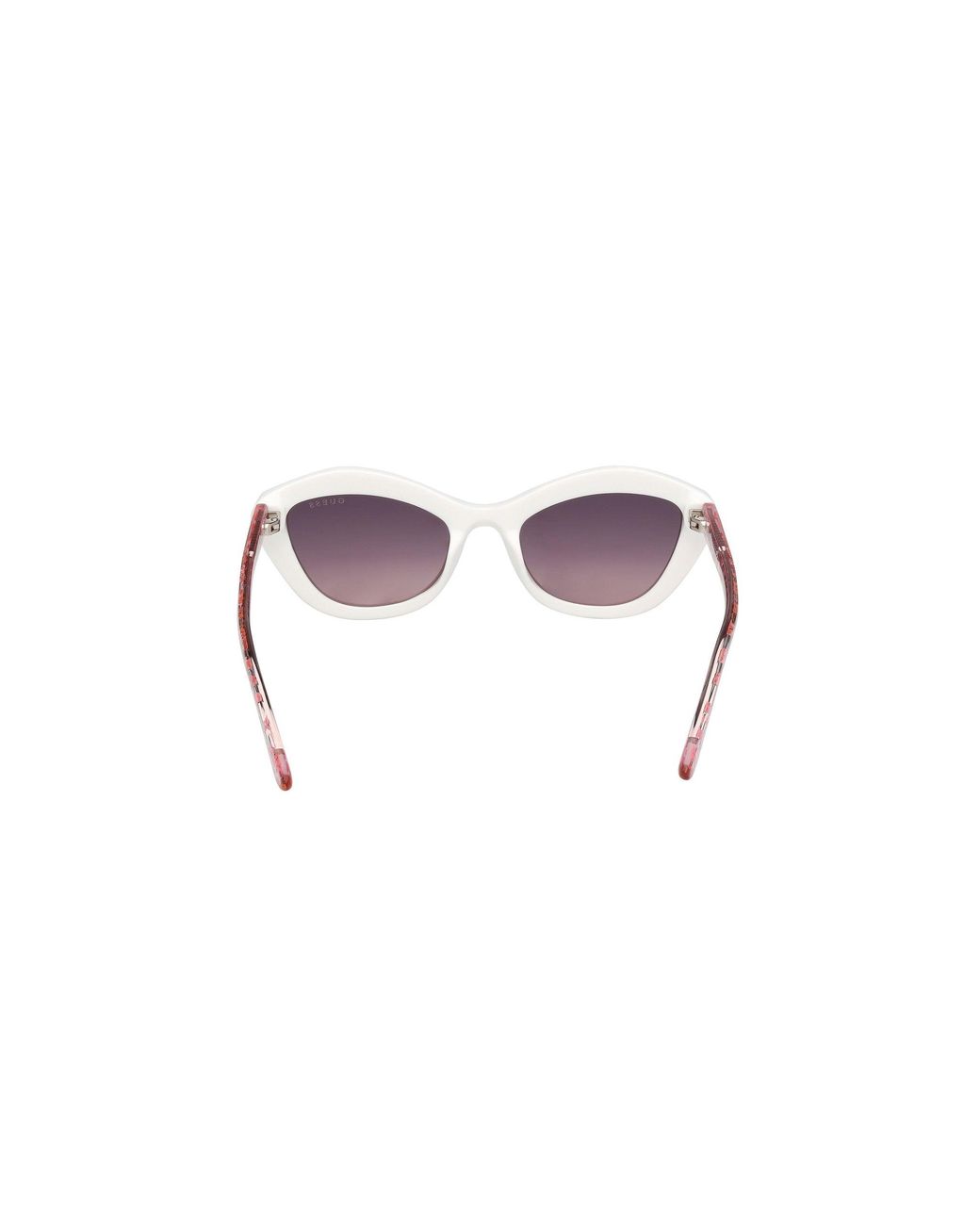 Guess Black Gu00229 21B Sunglasses Injected Smoke Geometric Normal