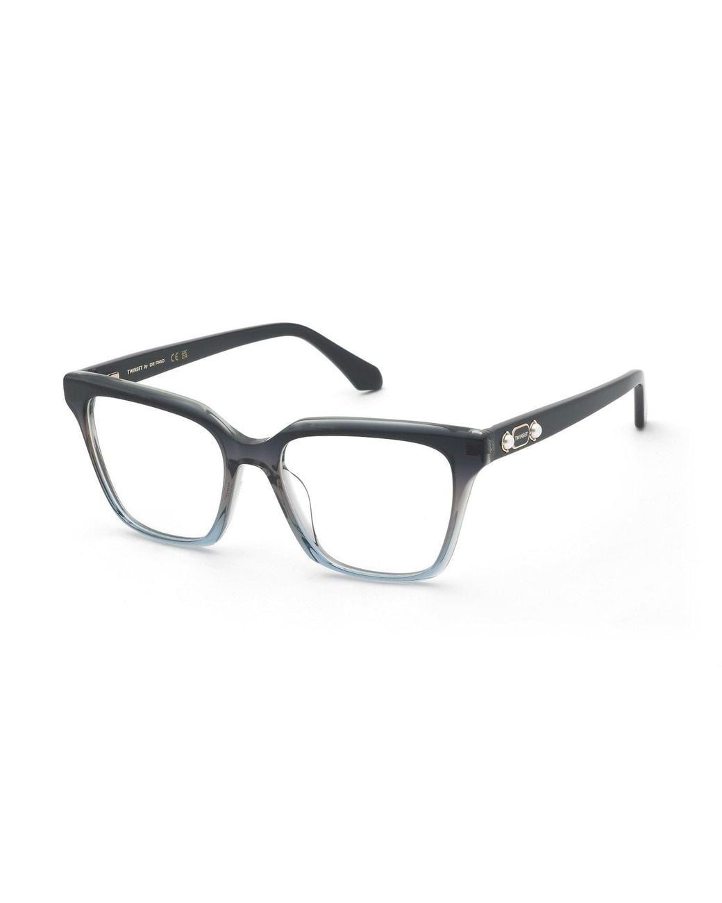Twinset Black Vtw122 071M Optical Frames Acetate Squared