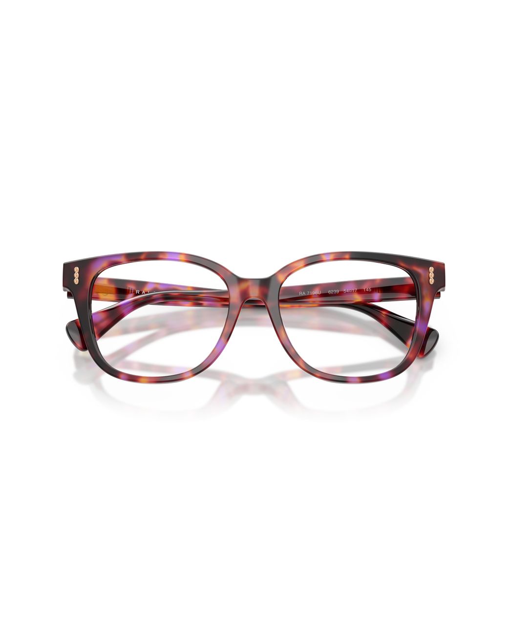 Ralph Lauren Black Ra7196U 6239 Optical Frames Acetate Transparent Squared Normal