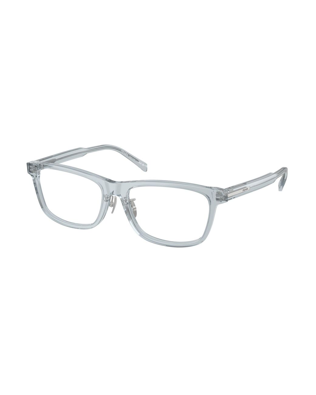 Prada Black Pr B08Vd 19T1O1 Optical Frames Acetate Squared Normal for men