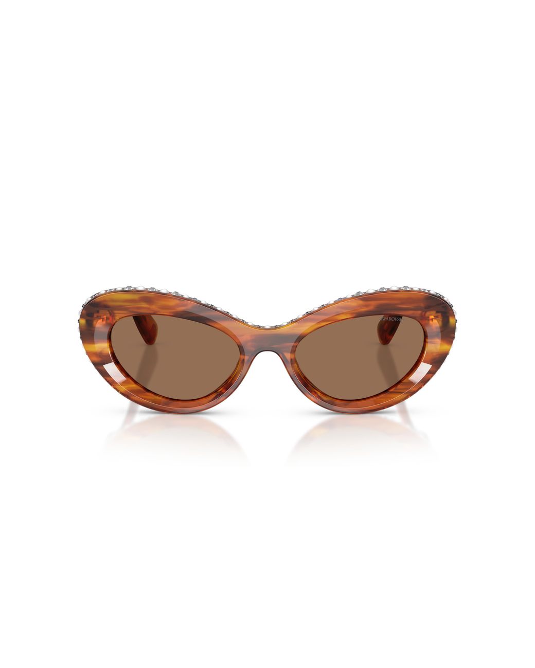 Swarovski Black Sk6061U 109173 Sunglasses Acetate Cat Eye Normal