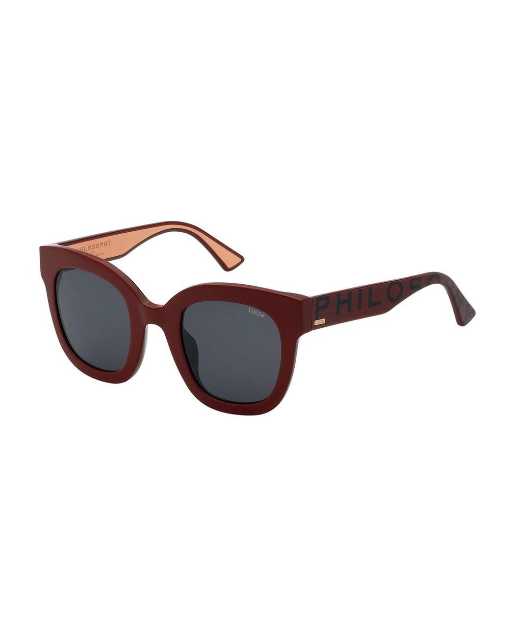 Lozza Black Sl4254 Philosophy Lily 09Fc Sunglasses Acetate Round Normal